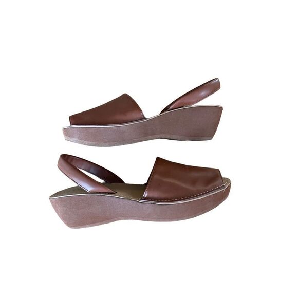 Kenneth Cole Reaction Womens Brown Slingback Open Toe Slide Sandals Size 8.5 - Picture 8 of 9